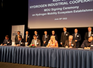 Zásilkovna podepsala za účasti ministrů průmyslu a obchodu ČR a Korejské republiky memorandum o spolupráci v oblasti rozvoje vodíkové mobility